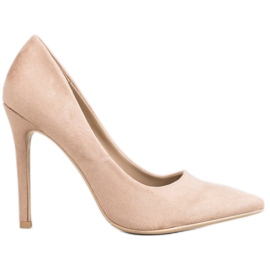 Small Swan Velúr szivattyúk egy csap barna Small Swan Velúr szivattyúk egy csap barna