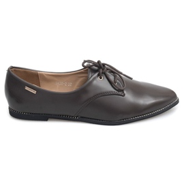 Klasszikus, elegáns női cipő Barna Y439