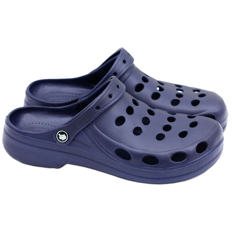 Flameshoes Férfi papucs szandál Navy Blue Crocs sötétkék