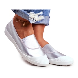 LU BOO Cipők Slip On Slip-on Cipők Silver Justy szürke LU BOO Cipők Slip On Slip-on Cipők Silver Justy szürke