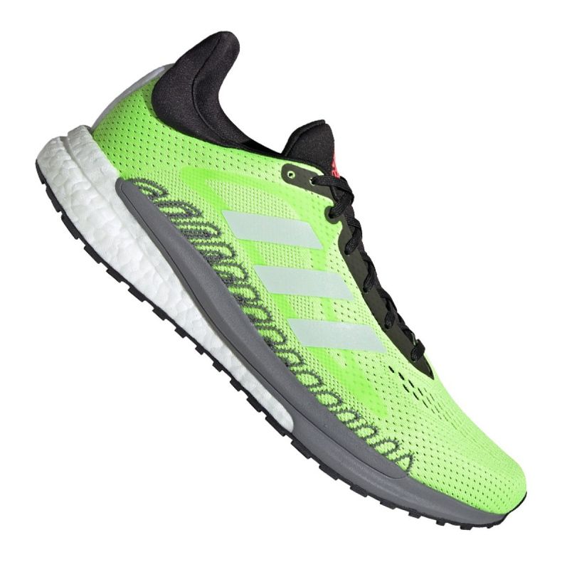 Futócipő adidas SolarGlide 3 M FX0100 sokszínű szürke zöld