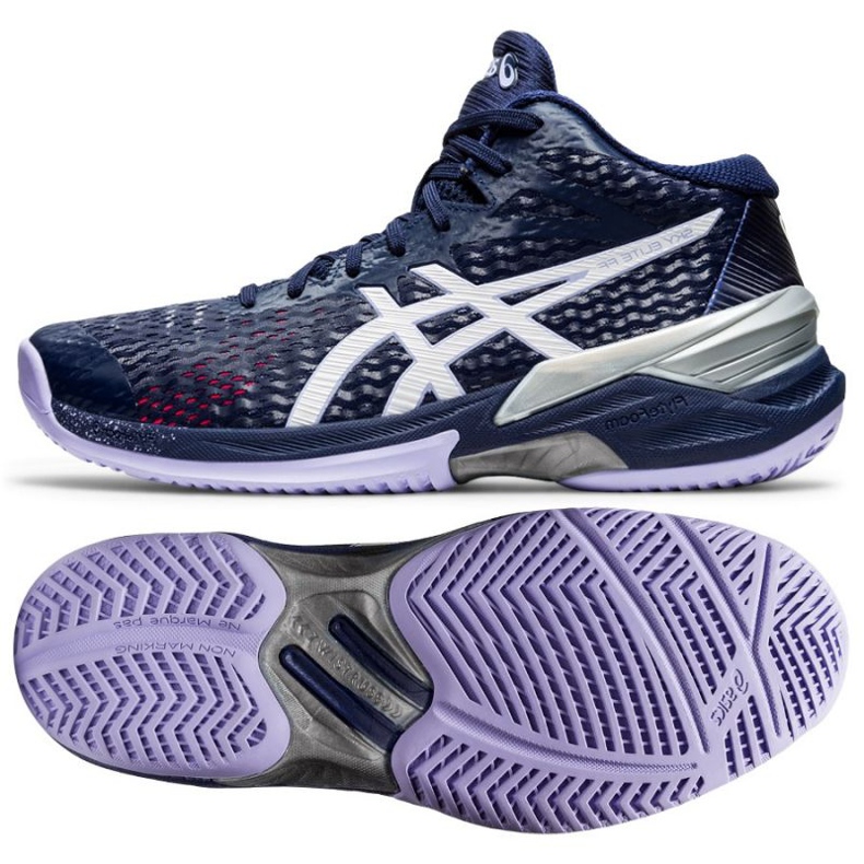 Asics Sky Elite Ff Mt W 1052A023-400 röplabda cipő grafit, sötétkék kék és sötétkék