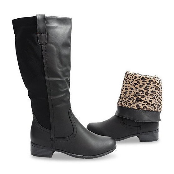 Magas szigetelésű csizma 8524 Fekete