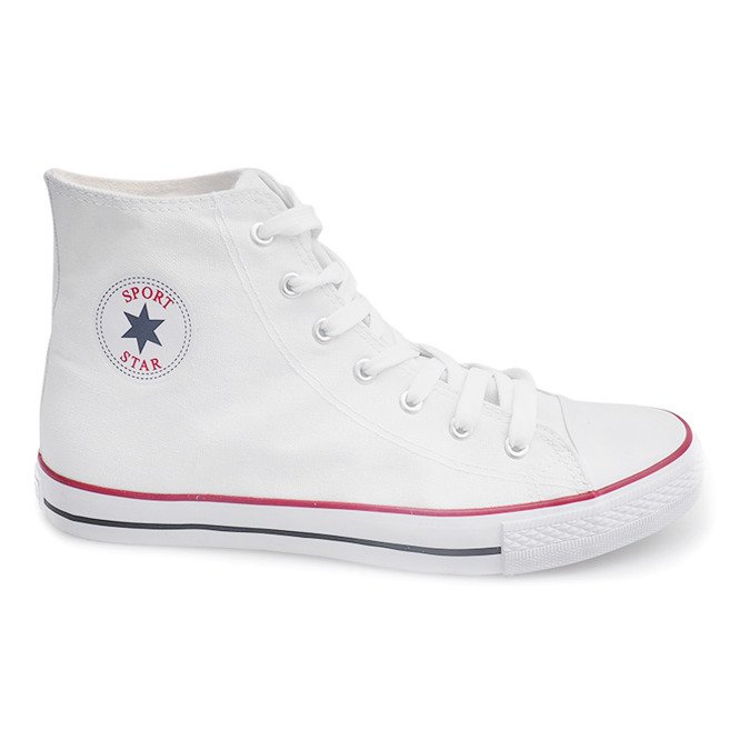 Magas cipők Converses 47-2 White fehér