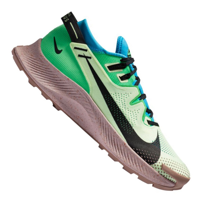 Futócipő Nike Pegasus Trail 2 M CK4305-700 fekete kék sokszínű zöld
