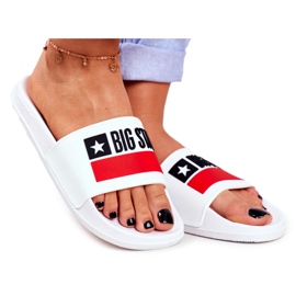 Női papucs Big Star Classic White GG274047 fehér