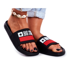 Női papucs Big Star Classic Black GG274A045 fekete
