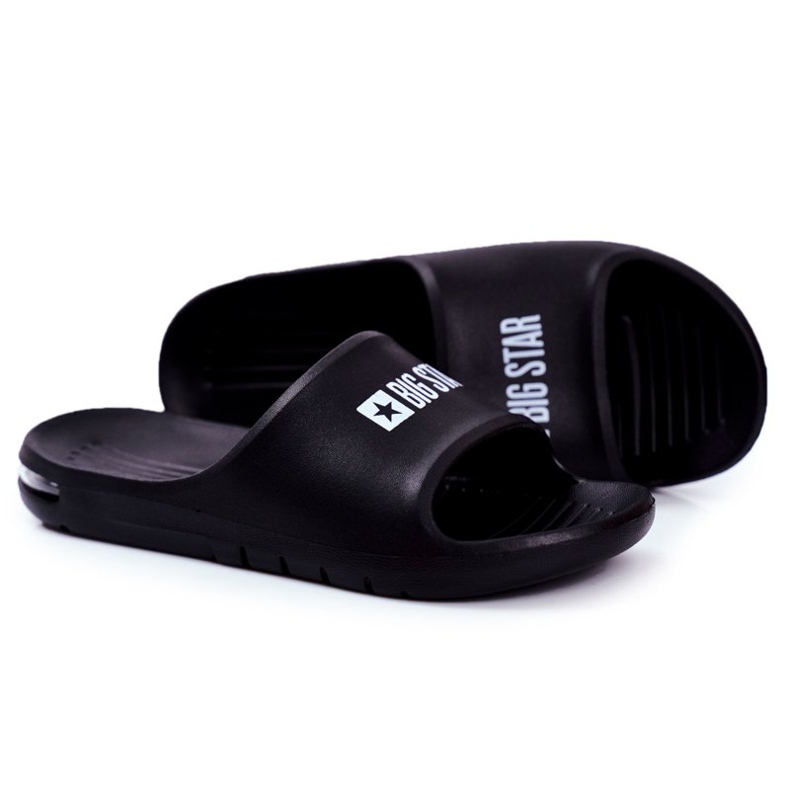 Férfi papucs Big Star Air Black GG174917 fekete