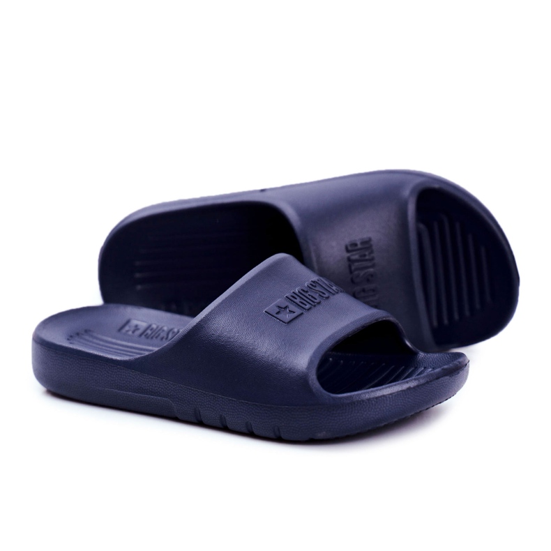 Papucs Gyermek ifjúsági Big Star Navy Blue GG374810 kék