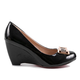 Fekete ék szivattyúk csattal 0089-1