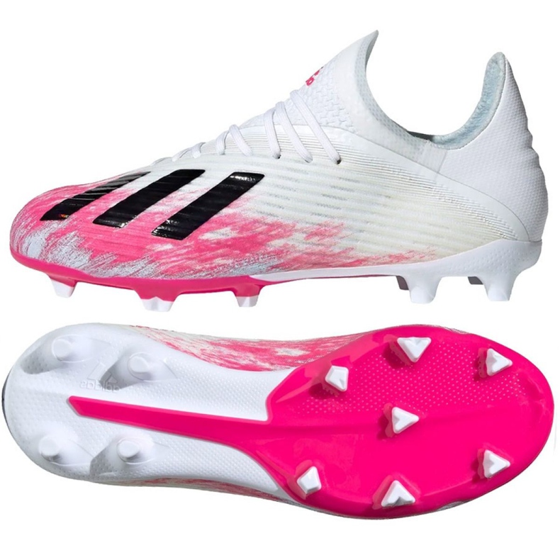 Adidas X 19.1 Fg Jr EG7163 futballcipő sokszínű fehér
