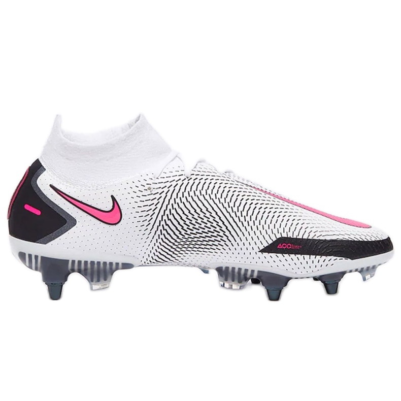 Nike Phantom Gt Elite Df SG-PRO Ac M CW6591-160 futballcipő sokszínű fehér