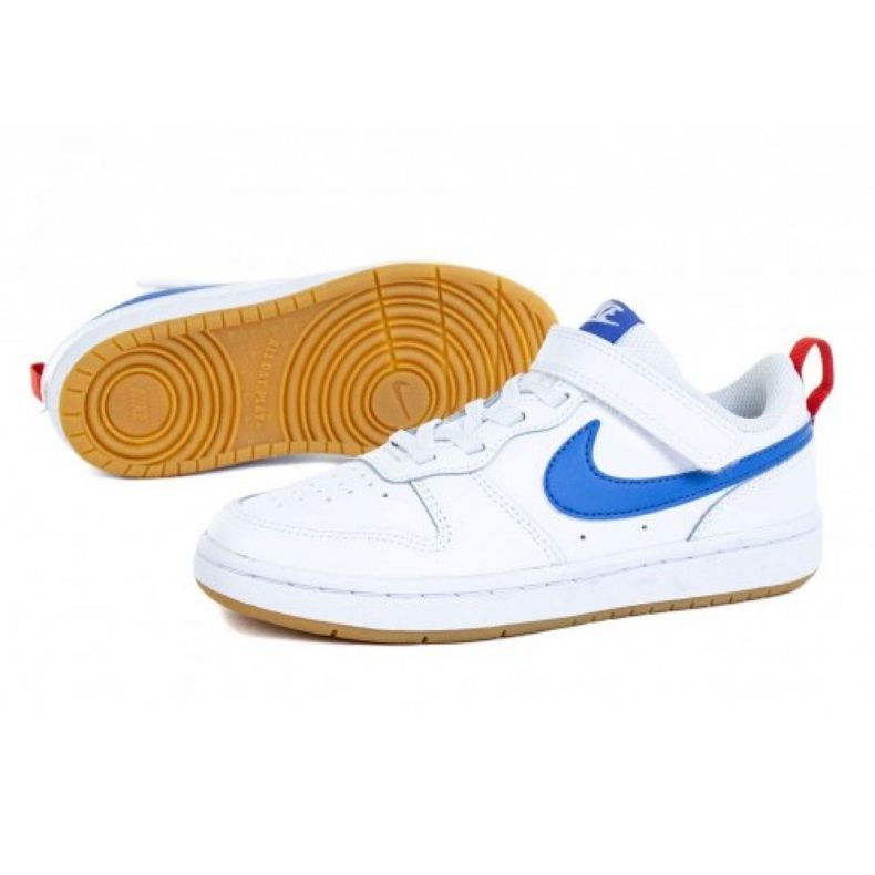 Nike Court Borough Low 2 (PSV) Jr BQ5451-109 cipő fehér