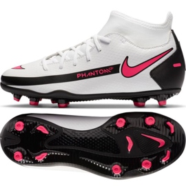 Nike Jr Phantom Gt Club Df FG / MG Jr CW6727-160 futballcipő sokszínű fehér