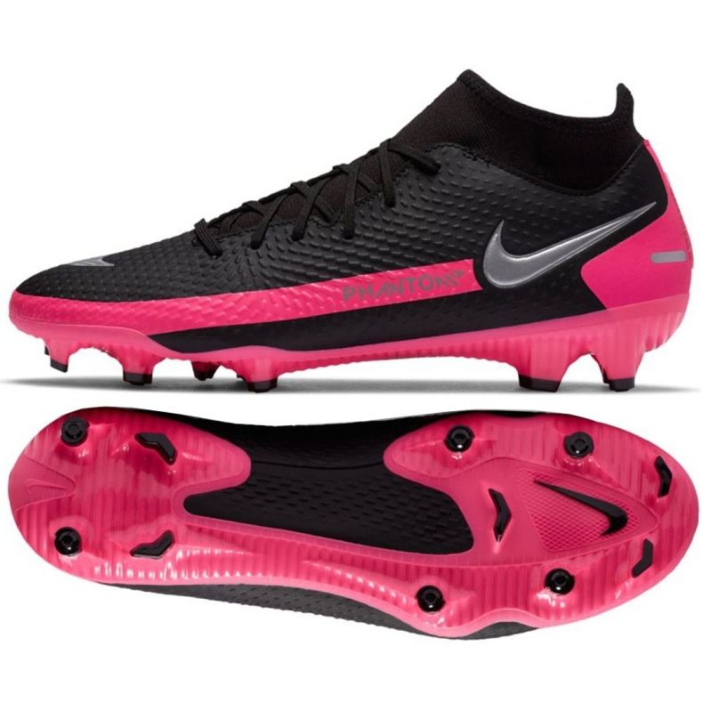 Nike Phantom Gt Academy Df FG / MG M CW6667-006 futballcipő sokszínű fekete