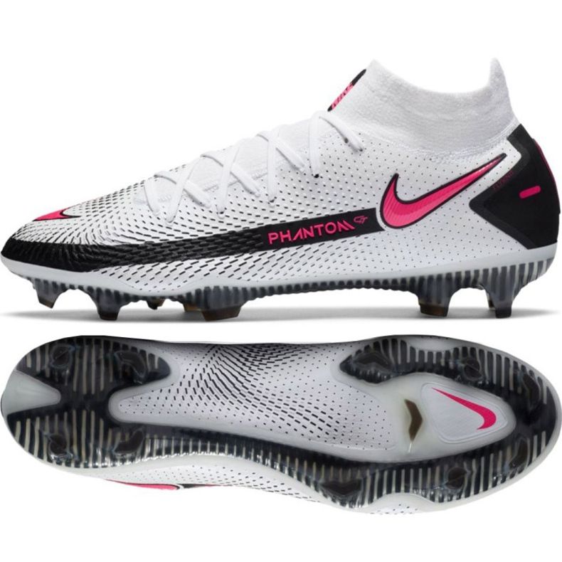 Nike Phantom Gt Elite Df Fg M CW6589-160 futballcipő sokszínű fehér