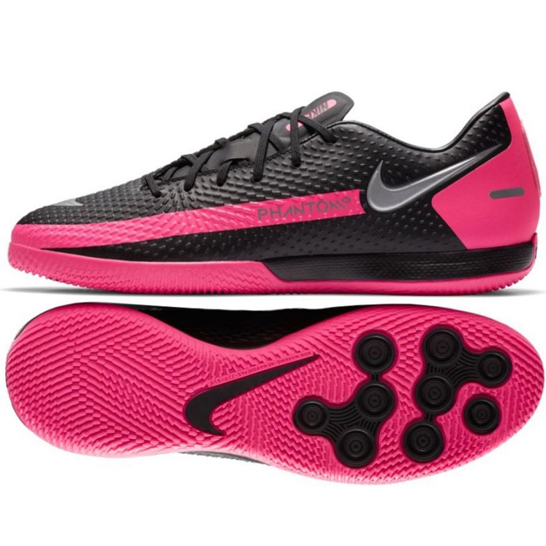 Nike Phantom Gt Academy Ic M CK8467-006 futballcipő sokszínű fekete Nike Phantom Gt Academy Ic M CK8467-006 futballcipő sokszínű fekete
