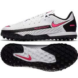 Nike Phantom Gt Academy Tf Jr CK8484-160 futballcipő sokszínű fehér
