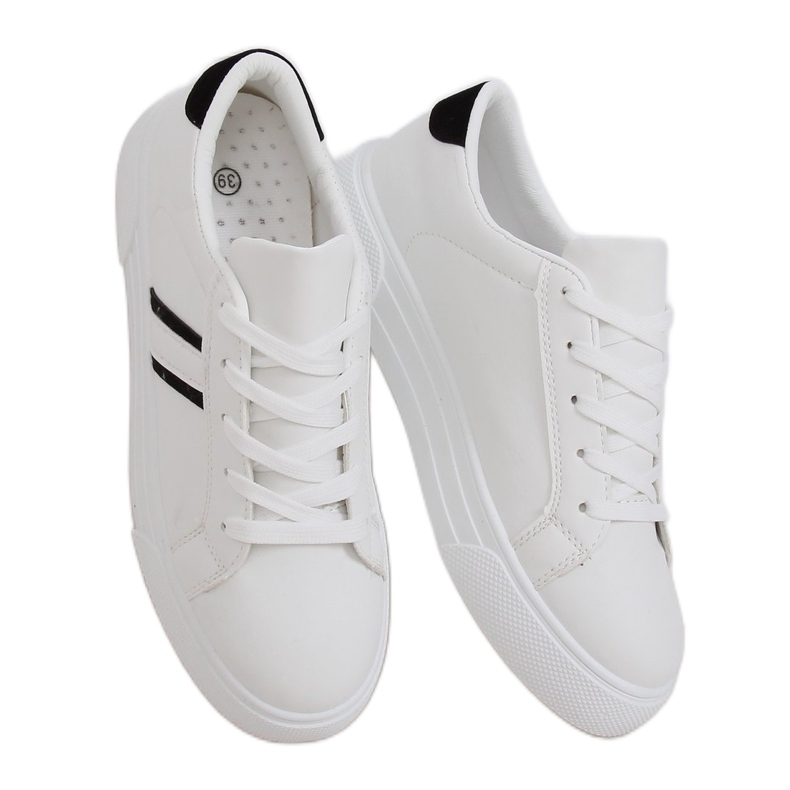 Fehér CC-20 női női tornacipő fekete