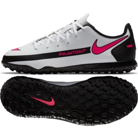 Nike Phantom Gt Club Tf Jr CK8483-160 futballcipő sokszínű fehér