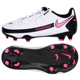 Nike Phantom Gt Club FG / MG Jr DC9466-160 futballcipő fehér fehér Nike Phantom Gt Club FG / MG Jr DC9466-160 futballcipő fehér fehér