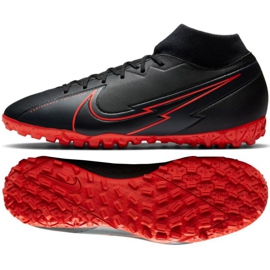 Nike Mercurial Superfly 7 Academy Tf M AT7978-060 futballcipő sokszínű fekete