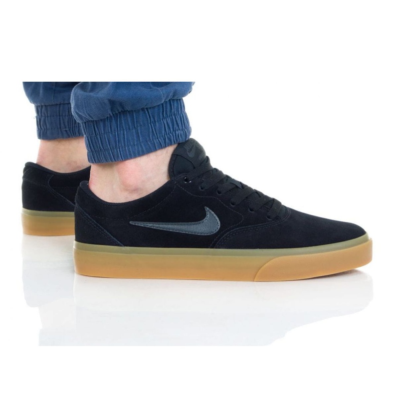 Nike Sv Charge Suede M CT3463-004 cipő fekete