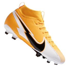 Nike Superfly 7 Academy Mg Jr AT8120-801 futballcipő sokszínű narancs és vörös Nike Superfly 7 Academy Mg Jr AT8120-801 futballcipő sokszínű narancs és vörös
