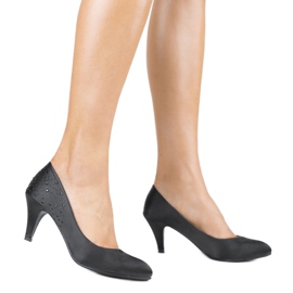 Fekete szivattyúk csapon, köbös cirkóniákkal MJ1440