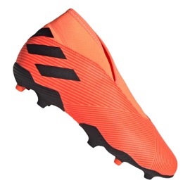 Adidas Nemeziz 19.3 Ll Fg Jr EH0488 futballcipő piros narancssárga Adidas Nemeziz 19.3 Ll Fg Jr EH0488 futballcipő piros narancssárga