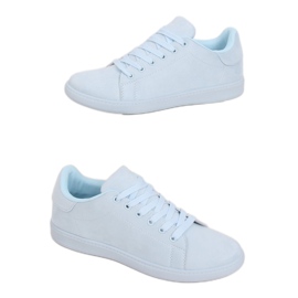 Női kék velúr cipők 6301 L.KÉK