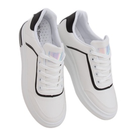 Fehér női cipők 1239-Y Black fekete