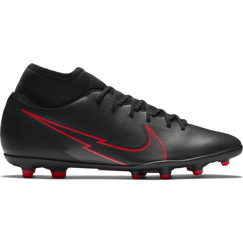 Nike Mercurial Superfly 7 Club M FG / MG AT7949 060 futballcipő fekete fekete