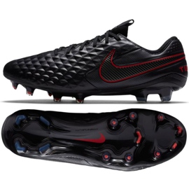 Nike Tiempo Legend 8 Elite Fg M AT5293-060 futballcipő fekete fekete Nike Tiempo Legend 8 Elite Fg M AT5293-060 futballcipő fekete fekete