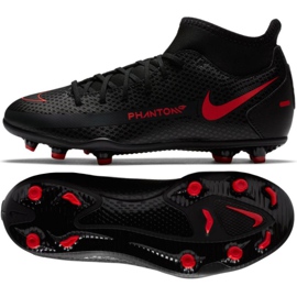 Nike Phantom Gt Club Df FG / MG Jr CW6727-060 futballcipő sokszínű fekete