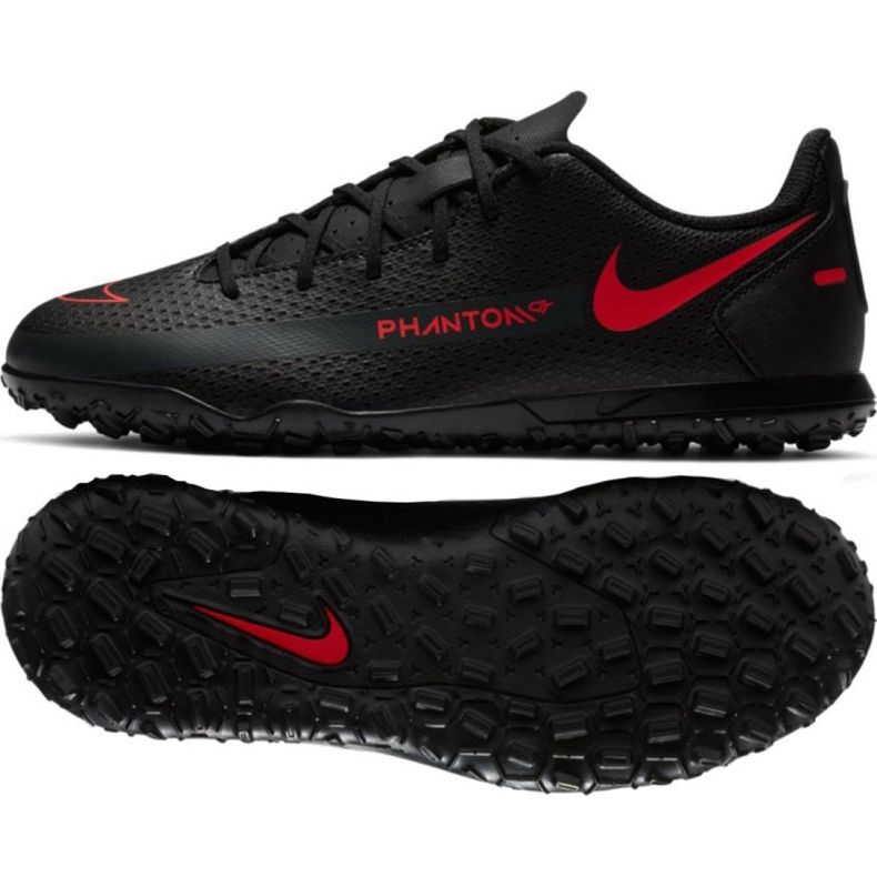 Nike Phantom Gt Club Tf Jr CK8483-060 futballcipő sokszínű fekete