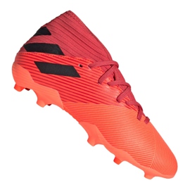 Az adidas Nemeziz 19.3 Fg Jr EH0492 futballcipő piros piros Az adidas Nemeziz 19.3 Fg Jr EH0492 futballcipő piros piros