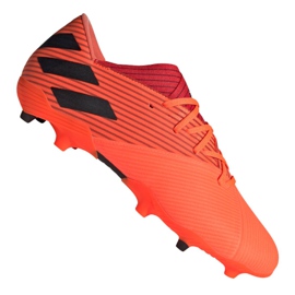 Adidas Nemeziz 19.2 Fg M EH0293 futballcipő piros piros Adidas Nemeziz 19.2 Fg M EH0293 futballcipő piros piros