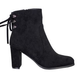 Kötött csizma a VINCEZA poszton fekete