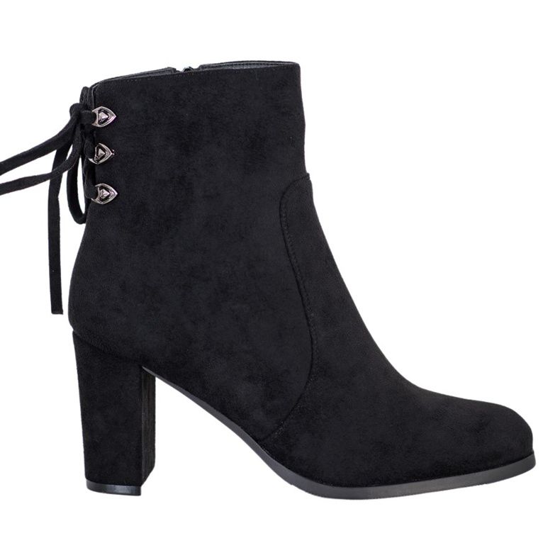 Kötött csizma a VINCEZA poszton fekete