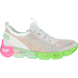 Skechers Skech-Air 92 Sky Motivation W 149040-WMLT fehér rózsaszín zöld sárga Skechers Skech-Air 92 Sky Motivation W 149040-WMLT fehér rózsaszín zöld sárga