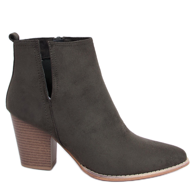 Magas sarkú csizma mandulazöld lábujjakkal M397 Green