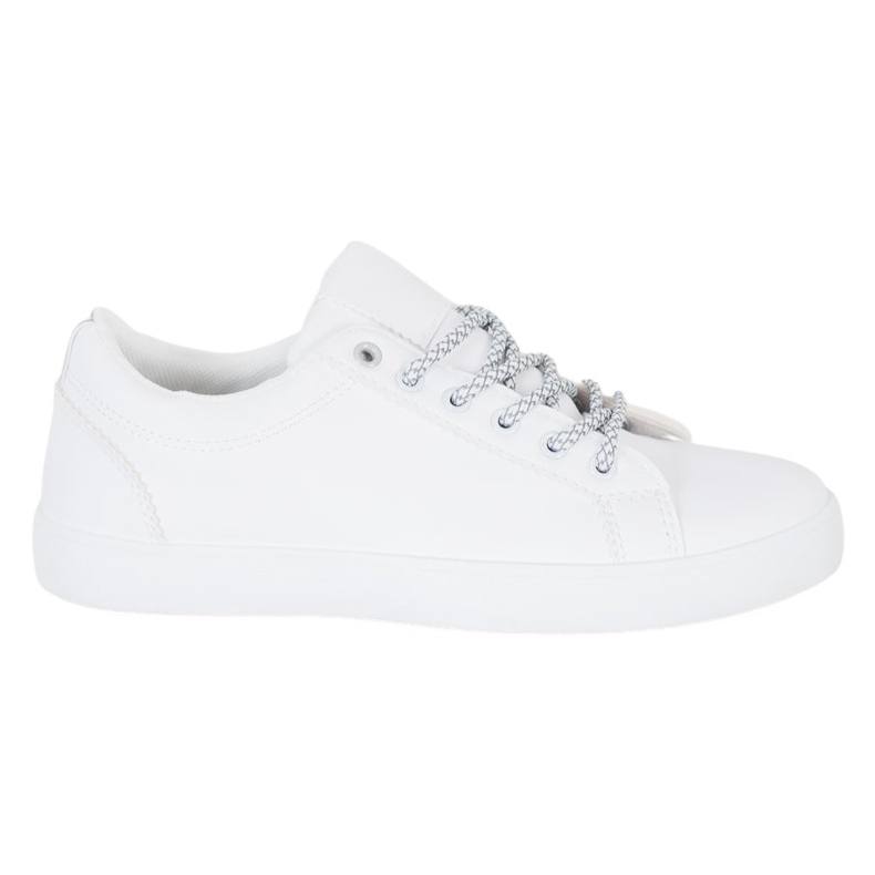 SHELOVET Cipők dekoratív csipkével fehér
