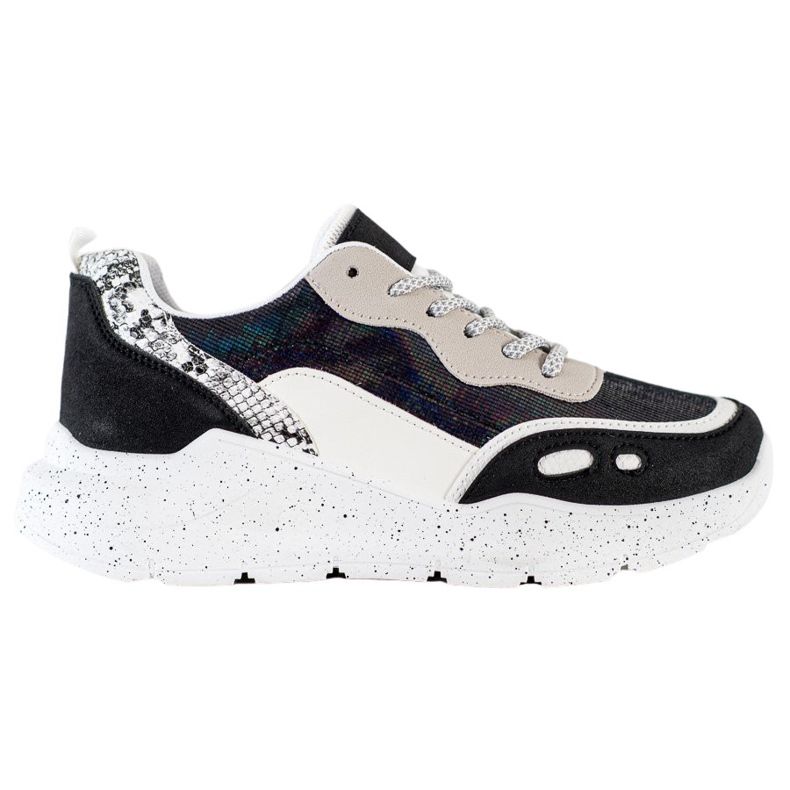 Kayla Cipők Holo effektussal fekete