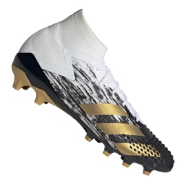 Adidas Predator 20.1 Ag M FW9185 futballcipő fekete, fehér, fekete, arany fehér