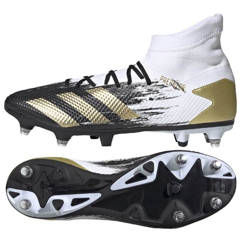 Adidas Predator 20.3 Sg M FW9187 futballcipő fehér fehér