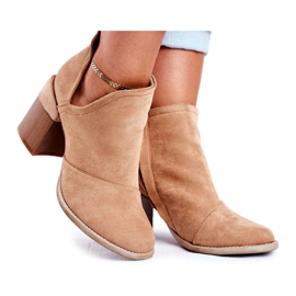 MSMG Női bokacsizma bézs szabású Meliori MSMG Női bokacsizma bézs szabású Meliori