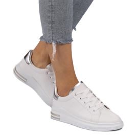 LG20 fehér klasszikus cipők ezüst szürke LG20 fehér klasszikus cipők ezüst szürke