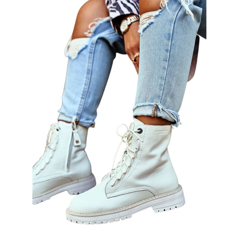 Női Csizma Big Star White GG274597 fehér