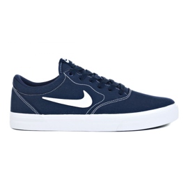 Nike Sb Charge Cnvs M CD6279-402 cipő fehér haditengerészet